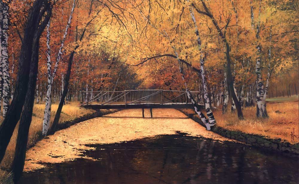 Unknown landscape in autumn